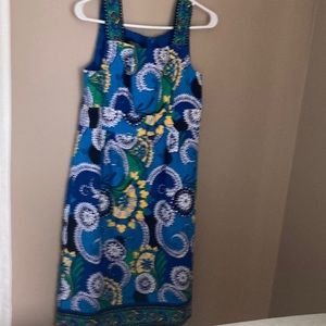 Sleeveless fitted dress with lining. Peck and Peck. Size 8